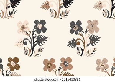 Multi colored horizontal stripe pattern.Floral Ikat pattern embroidery border.Pattern Ikat pattern Ethnic Pattern"This content was created using vector drawing tools and software, not generated by AI"