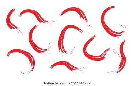 Rabiscos multicoloridos com círculos padrão perfeito. Pincel desenhou linhas curvas em negrito, ondas e redemoinhos. Fundo colorido geométrico abstrato com linhas orgânicas em negrito. Rabiscos e rabiscos infantis.