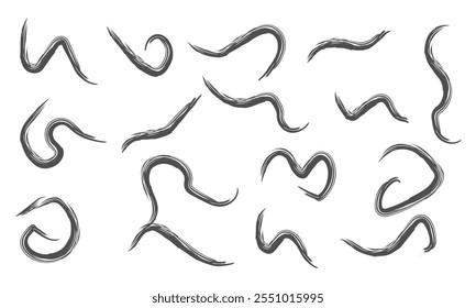 Rabiscos multicoloridos com círculos padrão perfeito. Pincel desenhou linhas curvas em negrito, ondas e redemoinhos. Fundo colorido geométrico abstrato com linhas orgânicas em negrito. Rabiscos e rabiscos infantis.