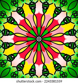 Multi colored vectors are used as backgrounds