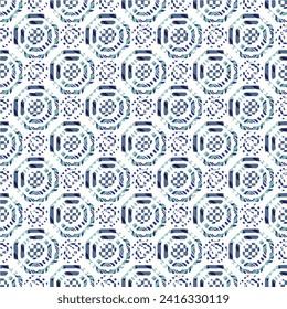 patrón geométrico de textura de circo multicolor.simple manala color de gradiente de tema azul circular con fondo blanco.