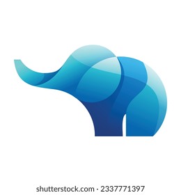 Multi colorful elephant logo design looking good