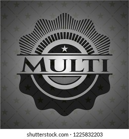 Multi dark icon or emblem