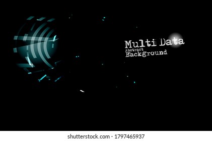 multi data abstract vector background, modern tecnology illustration , isolated modern abstract backdrop