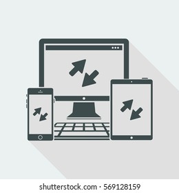 Multi devices synchronization icon