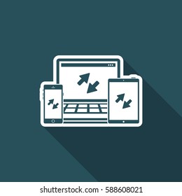 Multi devices synchronization icon