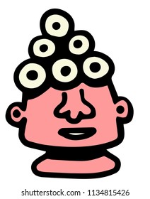 multi eyed man