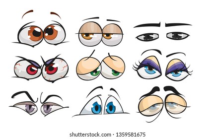 Similar Images, Stock Photos & Vectors of Cartoon eyes - 611837033