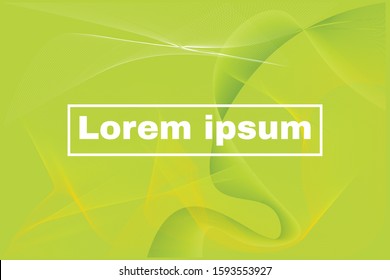 Multi function abstract background green yellow color template