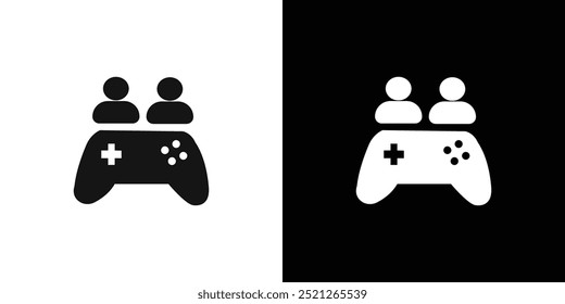 Ícone Multi Game player Ilustração da linha plana