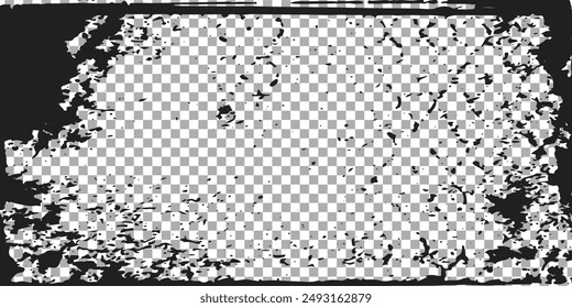 multi grunge full page full frame vignette highlight border panel vector graphic design resource