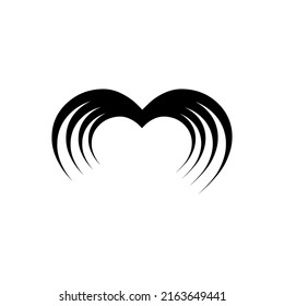 Multi heart vector design foe business and company.