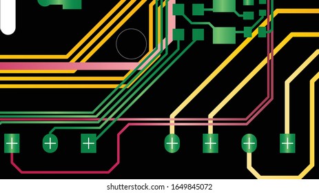 multi layer pcb motherboard abstract texture background pattern backdrop