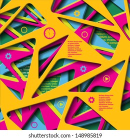 multi layered abstract background