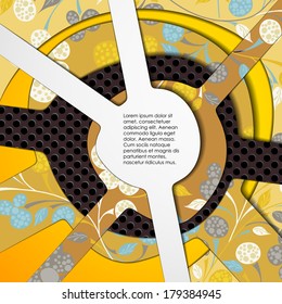 multi layered abstract background