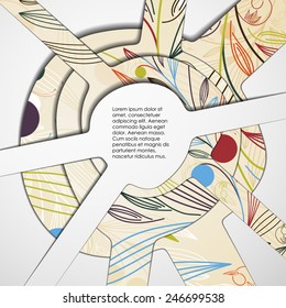 multi layered abstract background