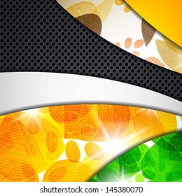 multi layered abstract background with the theme of autumn