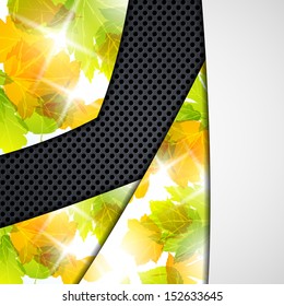 multi layered abstract background with the theme of autumn