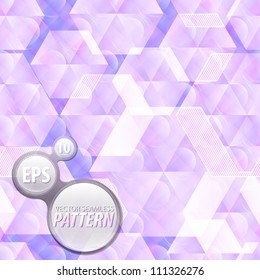 Multi layered seamless background eps10 vector colorful based on hexagon geometrical pattern texture
