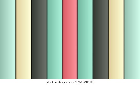 Multi layers 3D papercut color vector background design effect. Abstract topography concept or smooth origami shape paper and flowing liquid texture. Art illustration for website template