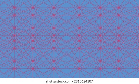 Multi layers stripes geometric decorative abstract vector for gift wrapping paper and for background template with red and blue background colors