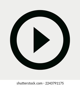 Multi media Play Button icon vector illustration
