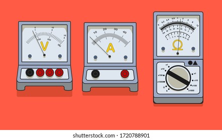 The Multi Meter Of Electrical Lesson , Volt Meters Measure Voltage, Amp Meters Measure Amps, Ohm Meters Measure Ohms