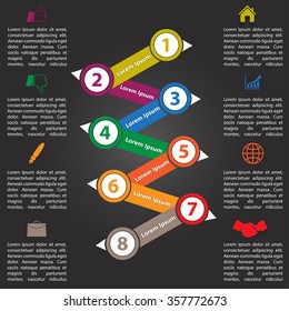 Multi Purpose Infographic Vector Design Template
