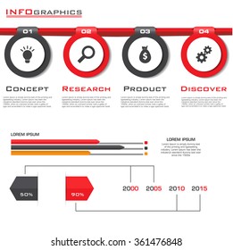 Multi Purpose Infographics banner for layout, web design, diagram, options, strategy 
