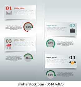 Multi Purpose Infographics banner for layout, web design, diagram, options, strategy 