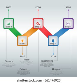 Multi Purpose Infographics banner for layout, web design, diagram, options, strategy 