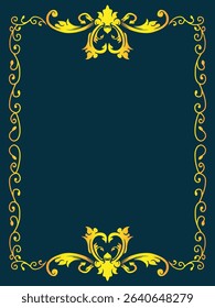 Multi Purpose Petal Premium Ornamental Frame Decorative Vector