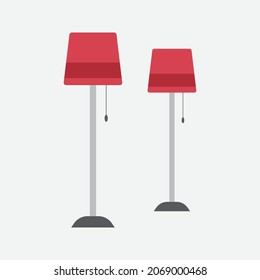 Multi Purpose Standing Living Room Lamp Scalable Vector Graphics Icon