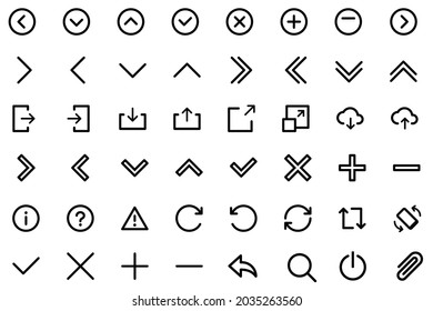 Multi Purpose Thin line Icon Set