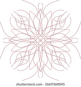 Diseño de mandala de múltiples rayas para nuestro uso