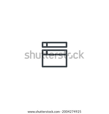 Multi Tab - Pictogram Vector Illustration