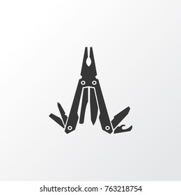 Multi tool icon symbol. Premium quality isolated multifunctional pocket element in trendy style.