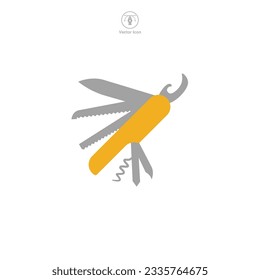 Multi tool icon symbol vector illustration isolated on white background