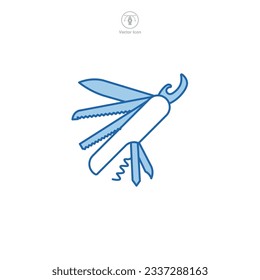 Multi tool icon symbol vector illustration isolated on white background