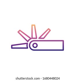 multi tool nolan icon. Simple thin line, outline vector of Measuring Instruments icons for ui and ux, website or mobile application