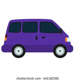 multi van flat icon