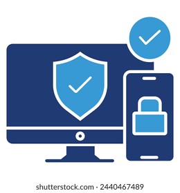 Multi-Authentication Modes. Layered Security: Multi-Authentication Modes in MFA. Vector Icon.