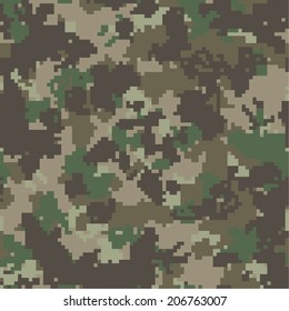 MULTICAM seamless digital camo texture vector. 200+ camo textures in my portfolio. 