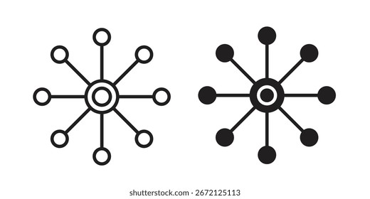 Multichannel icon Black and White Vector Graphic