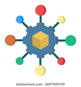 Multichannel Selling Icon Element For Design