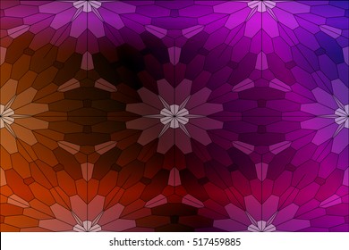 multicilor color fantasy mosaic. vector illustration. for design, presentation, cover, wallpaper, banner