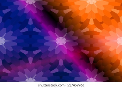 multicilor color fantasy mosaic. vector illustration. for design, presentation, cover, wallpaper, banner