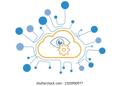 Multi-Cloud Complexity icon vector design