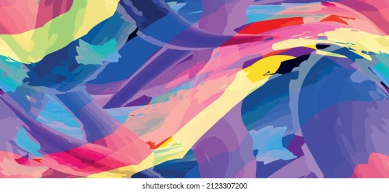 Multicolor abstract aquarelle painted background
