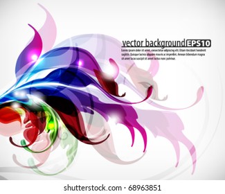 Multicolor abstract background
